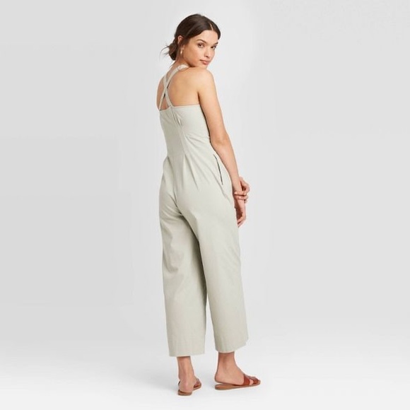 NWT Sleeveless button front straight leg jumpsuit - Picture 10 of 10